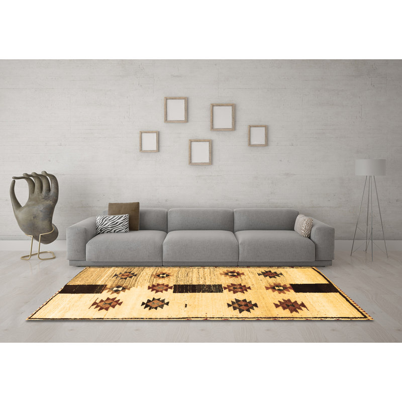 Khaliyl Performance Southwestern Indoor Rug, Square 3'