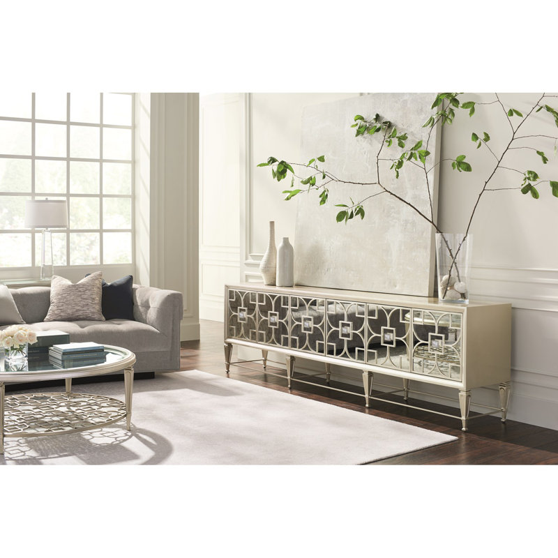 Caracole Classic Glass Top Single Coffee Table