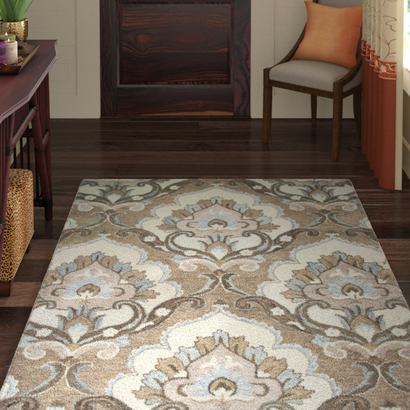 Tapis moka touffeté à la main Acker, Rectangle 9 pi x 12 pi