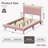 Samiha Upholstered Platform Bed with LED Lighting Headboard-976780746-978940312