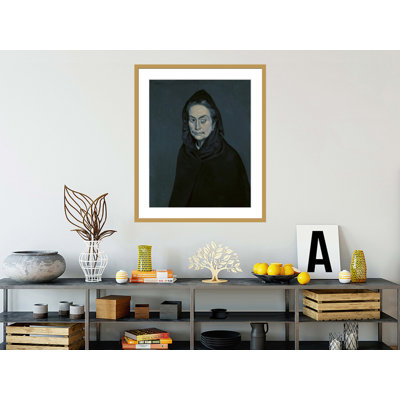 «Portrait de Carlota Valdivia» par Pablo Picasso, impression giclée sur cadre