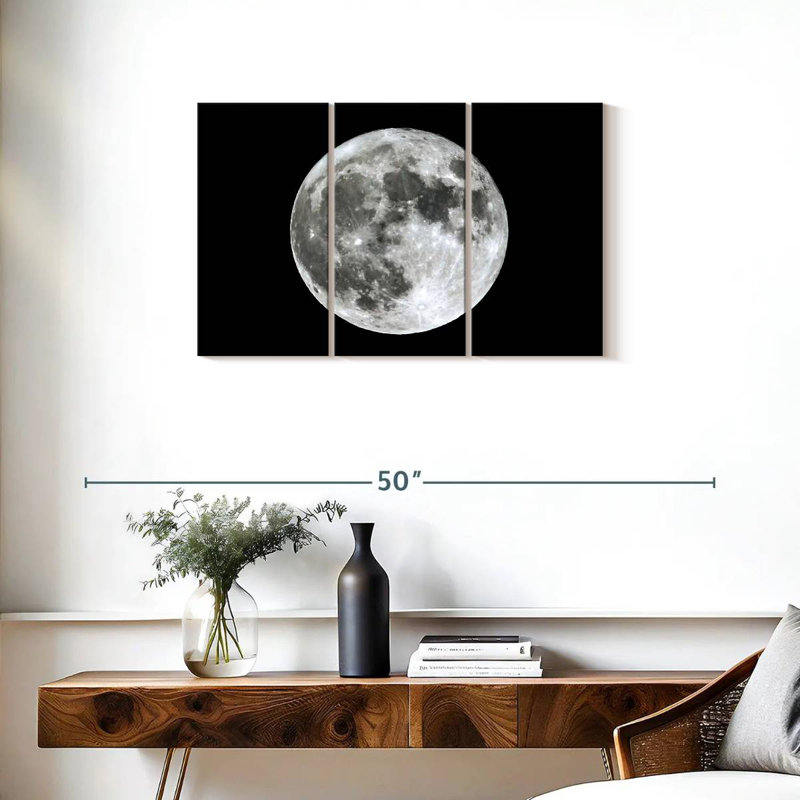 Oberle The Moon, 20" H x 33" W