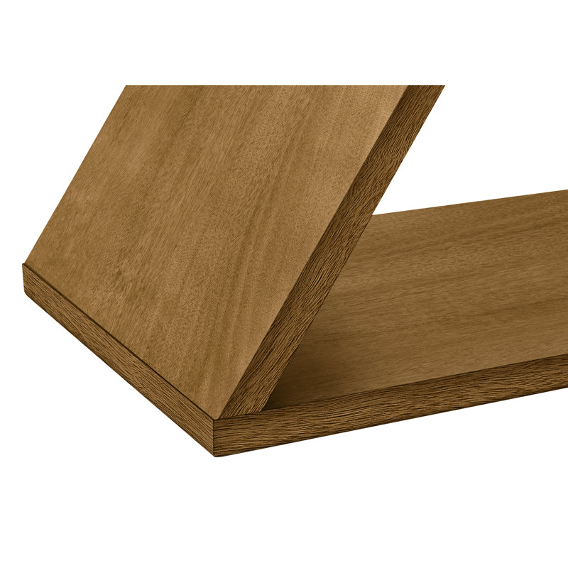 Table d'appoint contemporaine en placage brun taupe pour améliorer la fonctionnalité du salon