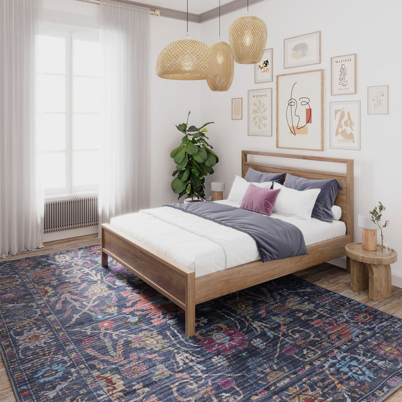 Vintage Look Area Rug, Rectangle 80 x 150 cm