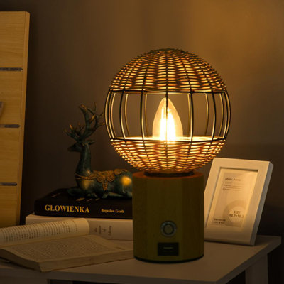 9.64" Table Lamp With USB Interface