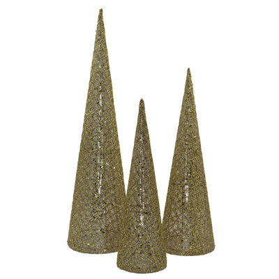 Mesh Cone Tree 3 Pack
