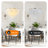 23.6inch Gold Coin-Inspired Shell Height Adjustable Chandelier