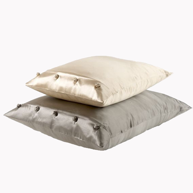 Charmeuse Bedding, Sand, Square 26"