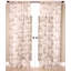 Panneau de rideau transparent en lin avec passe-tringle pour salon-12839982-12839980