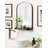 Cemile Metal Mirror with Shelves-1473806172