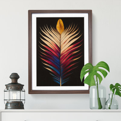 Sublime Feather - Single Picture Frame Painting