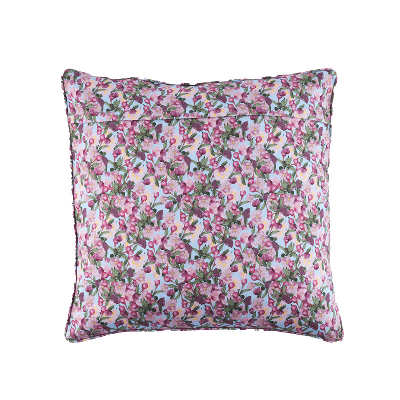 Square Pillow Cover Romance is Dead, Blue