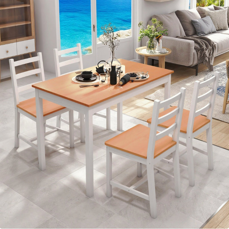 Ebern Designs Dining Table Set Modern Kitchen Table And Dining Chairs ...