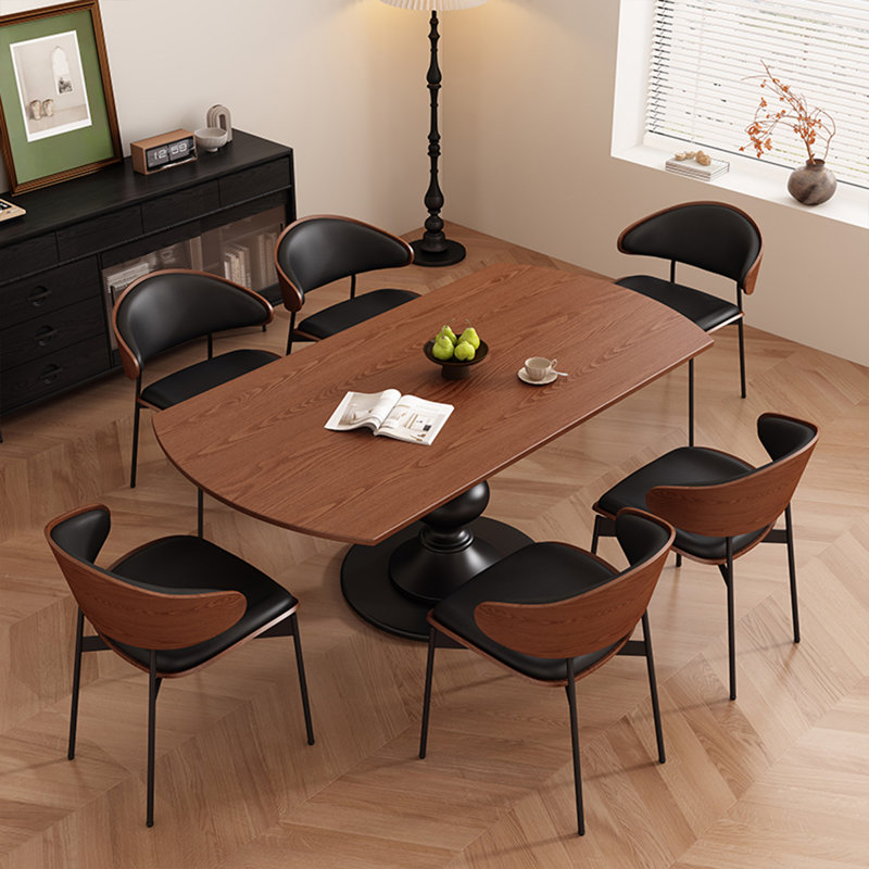 Table de salle à manger 47,24 po, 29.93" H x 47.24" W x 29.53" D