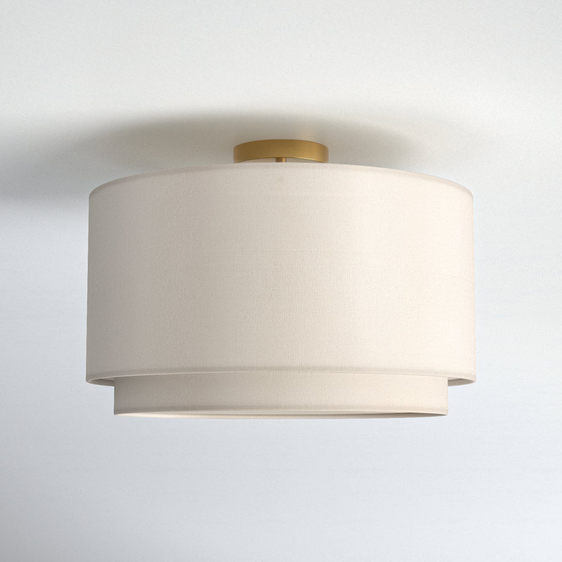 Finley Poly-Blend Semi Flush Mount