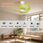 Ventilateur de plafond intérieur 22 po avec télécommande DEL à intensité variable Soraya-2013612625-2013612629