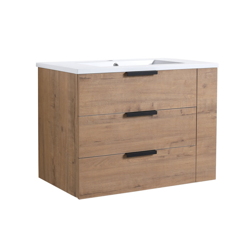 Meuble-lavabo simple mural 22,4 po