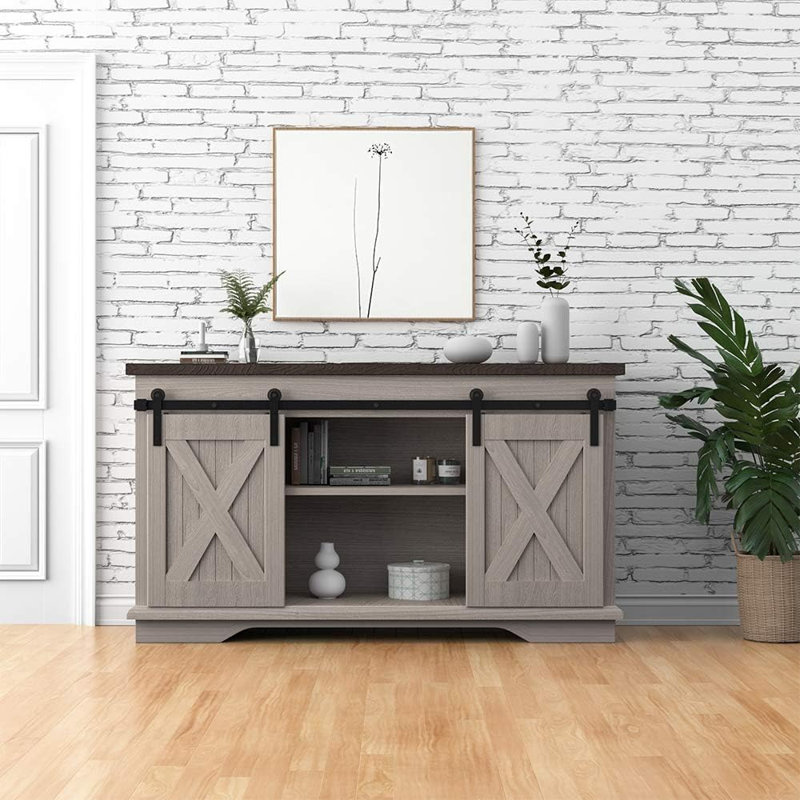 Ensemble de quincaillerie pour porte de grange 5 pi 5 po