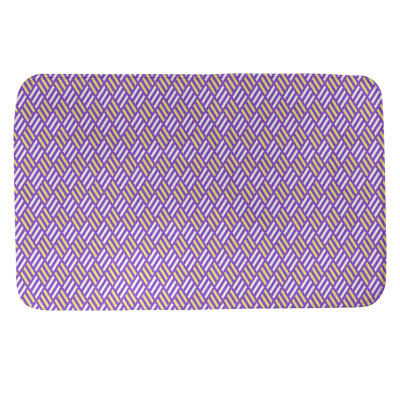 Tapis pour salle de bain diamants Kitterman