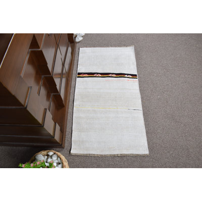 Tapis turc kilim turc fabriqué à la main de style Oushak bohémien pour la décoration de vestibule