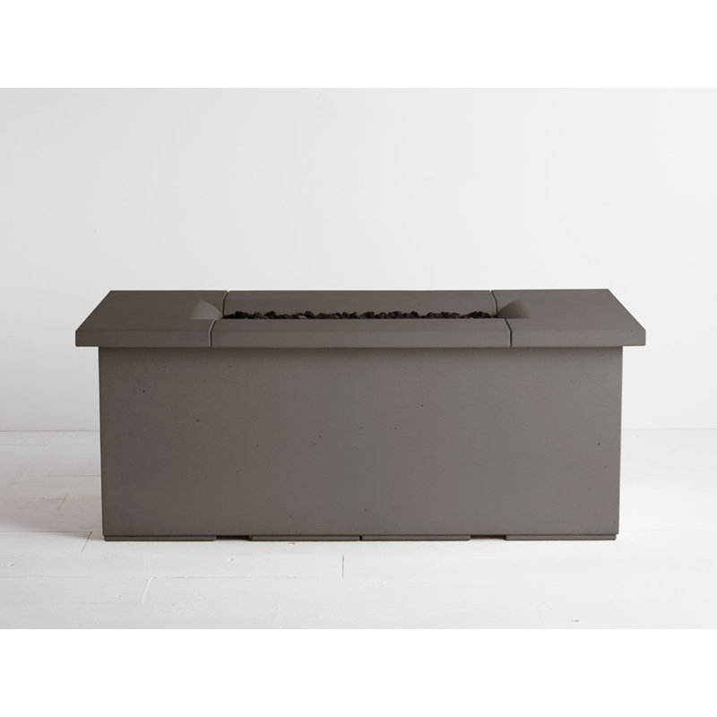 Foyer extérieur d'extérieur au gaz naturel / propane 90 000 BTU Firetable, Scorie