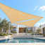 Colourtree Triangle Sun Shade Sail with Installation Hardware Kit