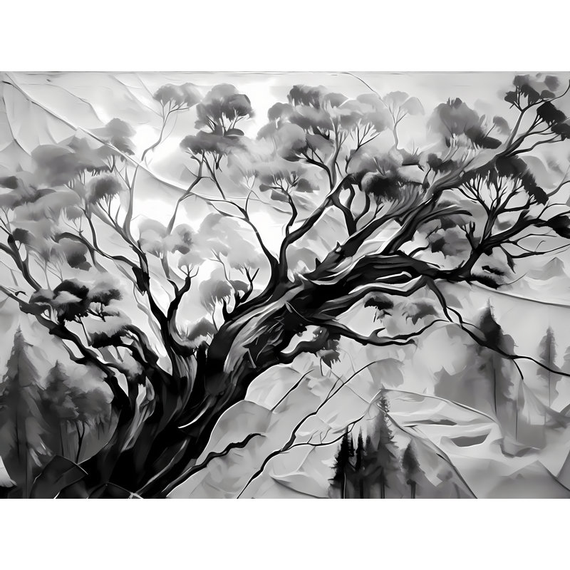 Ombre de la forêt, H 24 po x l 32 po