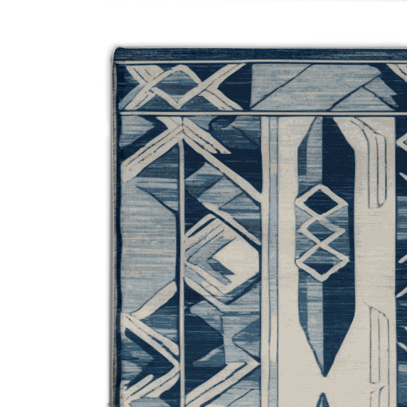 Tapis intérieur et extérieur ArtDeco, Rectangulaire 8 pi x 10 pi