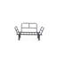 Causeuse charmante avec un design exquis pour une vie confortable