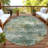 Machine Washable Indoor/Outdoor Wagenen ACN2368 Abstract Rug-650686135