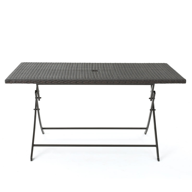 Riad Rectangle Foldable Dining Table, Outdoor Table Patio Table Outdoor Coffee Table