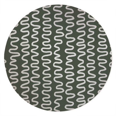Wiggle Stripe Non-Slip Outdoor Rug