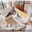 Canapé modulaire surdimensionné 6 places en chenille confortable avec rangement Canapé-lit modulaire convertible profond Couvertures lavables avec 3 repose-pieds-2108373866