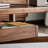 walnut antique-style coffee table