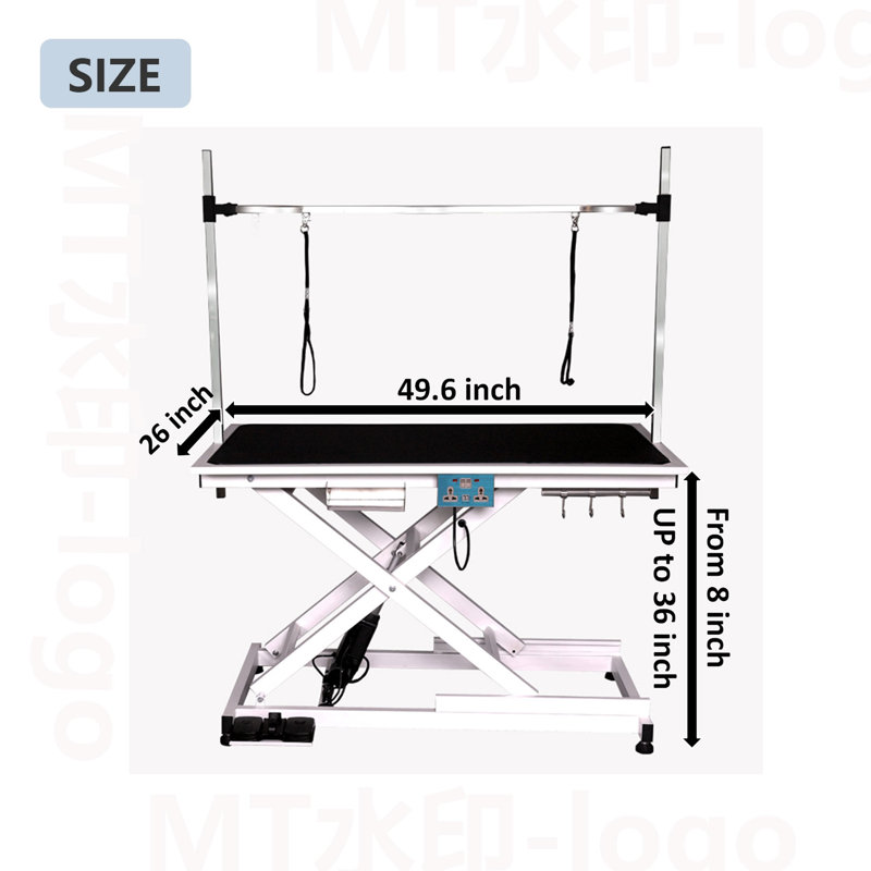 Table de toilettage pour animaux