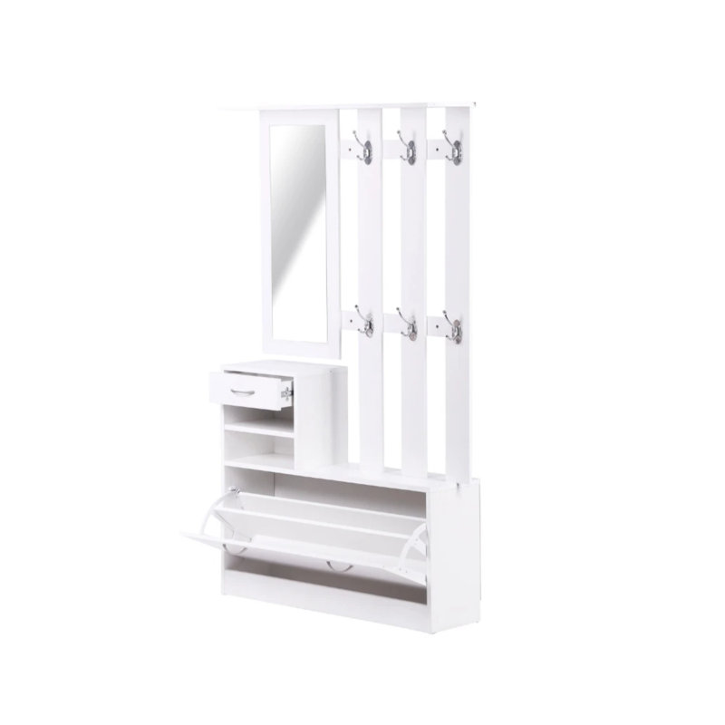 Armoire avec porte à chaussures Haylyn