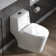 1.28 GPF Elongated ADA Height One Piece Dual-Flush Toilet with Soft-Closing Seat,MAP Flushing 1000G