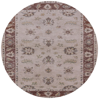 Tapis oriental brun Zale