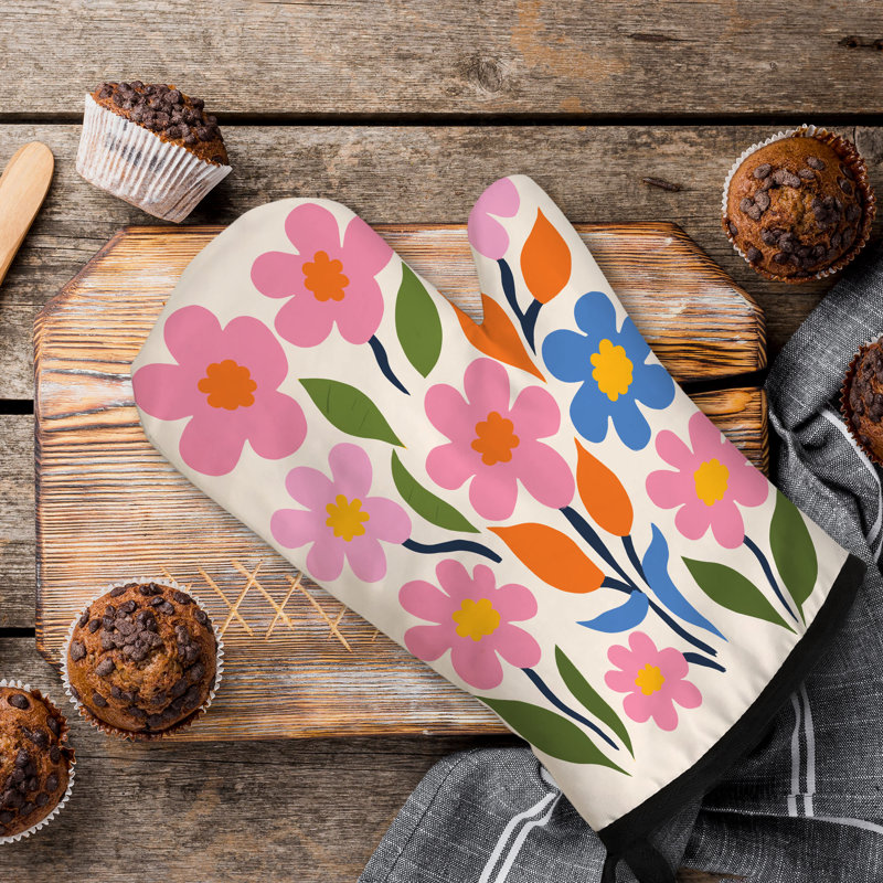 Flora Elements Oven Mitt Cotton Twill