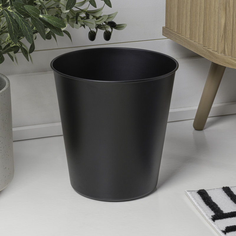 Poubelle 2 gallons Nolan, Noir mat