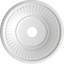 Médaillon de plafond en PVC thermoformé Berkshire de 22 po x P 3 1/2 po x P 1 po (convient aux auvents jusqu'à 10 1/8 po), brume rustique métallique universelle-123387902-123387907