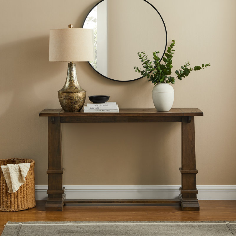 Marksbury 50'' Console Table, Dark Oak