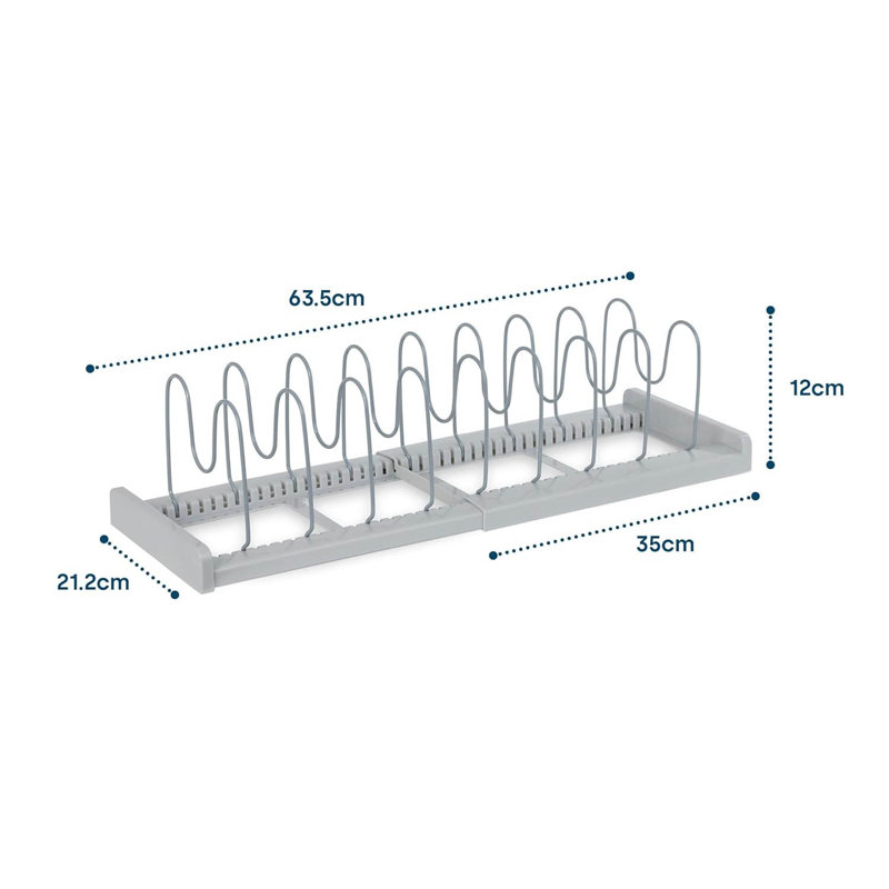 Metal Rectangle Free Standing Pot Rack