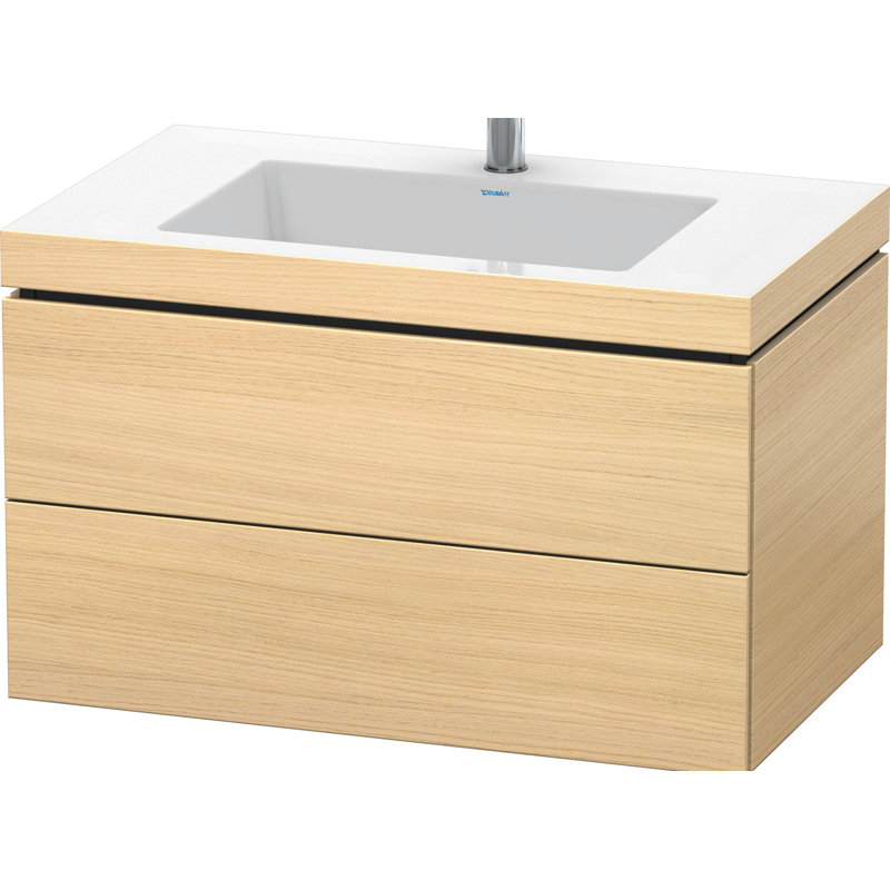 Meuble-lavabo mural simple 32 po Duravit , Chêne de Méditerranée