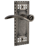 Craftsman Plate Passage (Hall & Closet) with Swan Lever