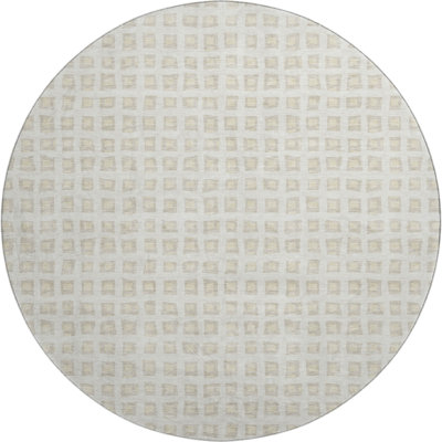 Premium Machine Washable Pasko Ivory Rug