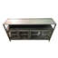 Media Console with Glass Doors, 67x16x35