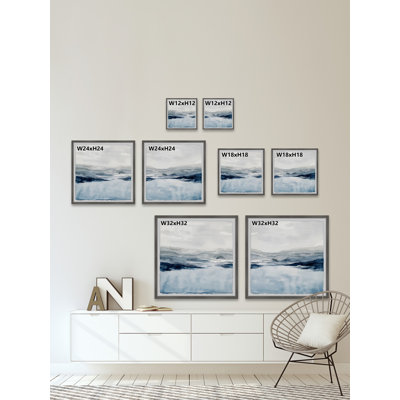 " Faded Horizon III Diptych " 2 - Pieces