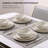Alofmo Colorful Star 12 Piece Stoneware Dinnerware Set, Service For 4-9985710