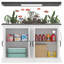 Armoire décorative, armoire de rangement, support d'aquarium avec prise de courant